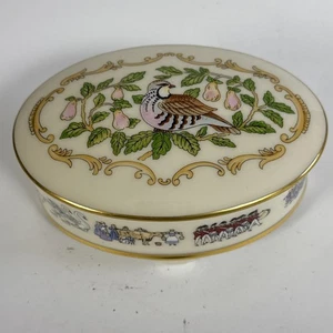 Vintage Lenox Rebhuhn im Birnbaum Schmuckkästchen 12 Days of Christmas - Bild 1 von 5