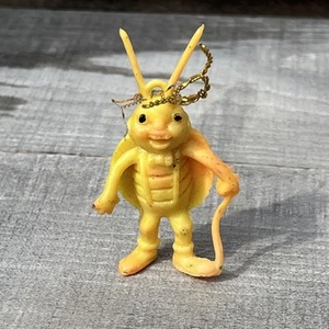 Vintage Imperial Rubber Happy Bug Toy Hong Kong 1970s 1980s 2.5” Tall - Picture 1 of 8