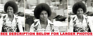 MICHAEL JACKSON 1977 CHALECO AJUSTADO (3) FOTOS RARAS 8x10 - Imagen 1 de 1