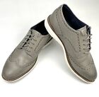Cole Haan Women’s 8B Grandevolution Wing Oxford Gray Leather Shoes W08370