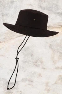 New Burke & Wills Flinders 9Oz Oilskin Hat 7.5cm Wide Brim Hat Without Back Flap - Bild 1 von 6