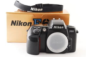 【Top MINT】Nikon F 60 D 35mm camera body SLR Film Camera w/Strap cap From Japan - Picture 1 of 12