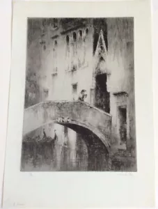 Sydney Mackenzie Litten "Il Paradiso" Signed Original Etching Edition 8/80 - Picture 1 of 1
