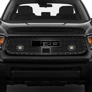 300 INDUSTRIES Aftermarket Steel Grille for 2018-2021 Tundra Truck TRD BLACK - Picture 1 of 3
