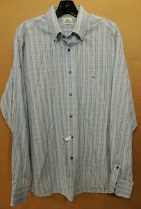 LaCoste Blue pattern Long Sleeve Button Down Dress Shirt 44 - Bild 1 von 4