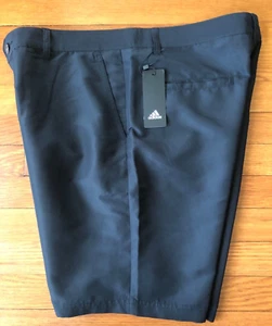 Adidas Woven Cargo Shorts Mens 36X8 Black Performance Casual Active Pickleball - Picture 1 of 5