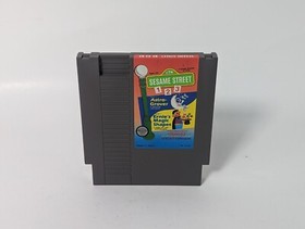 Sesame Street 123 (Nintendo NES) Game Cartridge Excellent