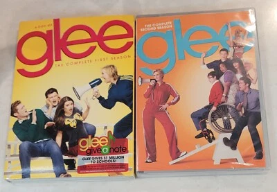 Glee Complete 1st & 2nd Season 1 W/Slipcover & 2 DVD NEVER TRUST STOCK PHOTOS - Image 1 of 4