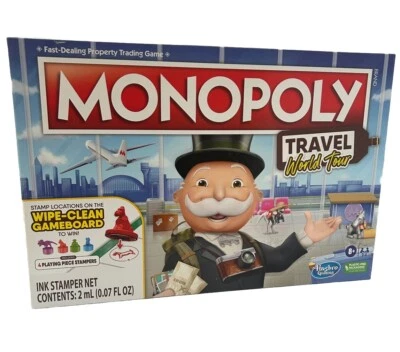 Monopoly Travel World Tour Family Games  NEW & SEALED - Image 1 of 4