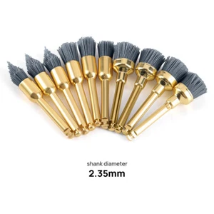 10 Stück Dental Komposit Polierbürsten Siliziumkarbid Kerr Occlubrush Style - Bild 1 von 17