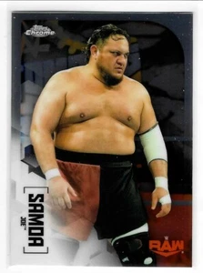 Samoa Joe 2020 Topps Chrome WWE Raw Card #56 - Picture 1 of 1