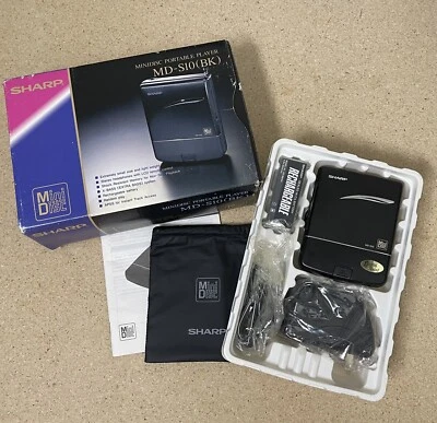 SHARP MD Walkman MD-S10 MiniDisc ** New Open Box - ** Never Used! - Image 1 of 2