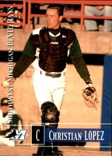 2005 Southwest Michigan Devil Rays Grandstand #18 Christian Lopez Miami Florida 