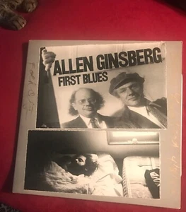ALLEN GINSBERG: First Blues AUTOGRAPHED @ FOLK CITY 4/8/83 (2 LPs w/ inserts) - Picture 1 of 7