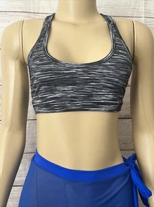 SO Authentic American Heritage Women’s Gray Black Sports Bra Size S - Picture 1 of 6