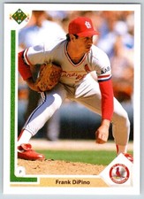 1991 UPPER DECK FRANK DIPINO ST. LOUIS CARDINALS #350
