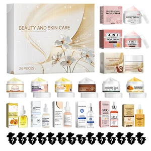 24 Days Of Skincare Advent Calendar Skin Care Products Christmas Gift - Foto 1 di 12