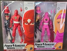 Power Rangers Lightning Collection Mighty Morphin NINJA PINK KAT & NINJA RED NEW