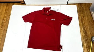 Cutter & Buck Coca-Cola Mens Polo Shirt M Red Dry Tech NEW - Bild 1 von 6