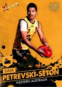 2016 Carlton Blues AFL Select Future Force Rookie Card - Sam Petrevski-Seton - Picture 1 of 3