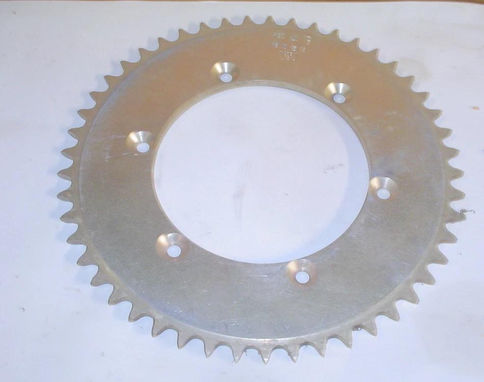 PIÑÓN TRASERO SUZUKI PE175 RM250 DR RM400 PBI ALUMINIO 49 DIENTES Foto 1 de 1