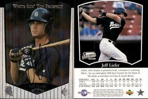 Jeff Liefer Signed 1998 SP Top Prospects #36 AU Birmingham Barons AUgraph Den - Picture 1 of 1