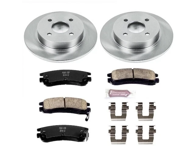 Kit de pastillas de freno trasero y rotor para 1996-1998 Saturn SW2 1997 YM213VF Foto 1 de 1