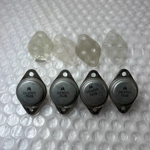 Menge (4) Motorola 2N3055 Leistungstransistoren 60V 15A TO-3 - Bild 1 von 8