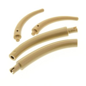 4x Lego Animal Dinosaur Tail Middle Part Dark Beige Horn Tip 40379 4037