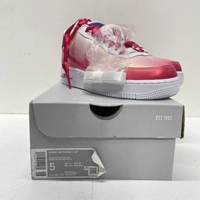 Nike Air Force 1 07 Women's Vivid Pink Foam Ombre Sneakers Size 5 - Image 1 of 4
