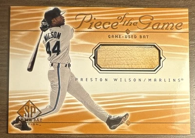 Б/у игровая бита 2000 SP Preston Wilson Piece Of The Game - Изображение 1 из 2
