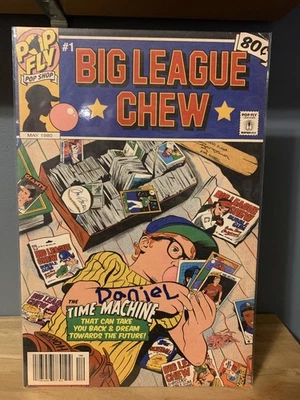 Impresión artística Pop Fly Pop Shop Big League Masticar FIRMADA Daniel Jacob Hornine Foto 1 de 3