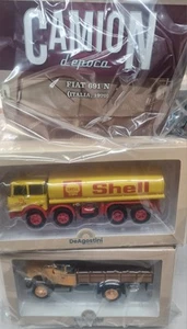 Camion D'epoca N72 N73 "Fiat 634 N II SERIE 1937 E 691 N 1970 Schell "1:43 NUOVI - Foto 1 di 7