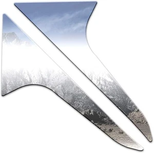 Polished Rear Window Trim fit for 2018-2023 GMC Terrain [2pcs] - Picture 1 of 4