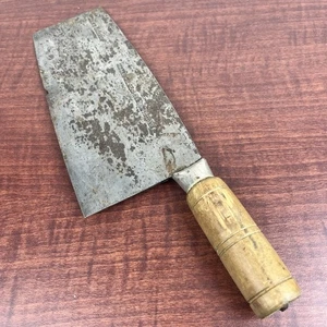 Vintage 1910 Meat Cleaver, Chopper, Knife Made In Hong Kong - Bild 1 von 13