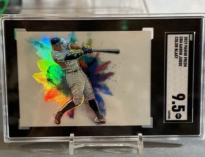 2019 Prizm Aaron Judge Color Blast Case Hit SSP #CB4 SGC 9.5 - Image 1 of 2