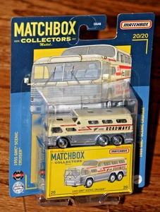 2021 MATCHBOX COLLECTORS SERIES 1955 GMC SCENIC CRUISER 20/20 RUBBER TIRES - Picture 1 of 4