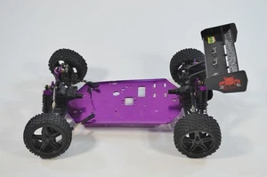 RedCat Racing Purple Chassis RC Car Buggy Metal Aluminum Wheels Shocks - Picture 1 of 12