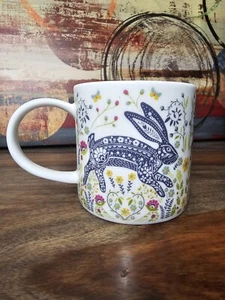 Ulster Weavers Coffee Mug Floral Rabbit Themed Bone China Cup ๐ โ๏ธ ๐ผ - Picture 1 of 7