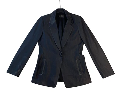 Blazer ligero gris oscuro para mujer Dana Buchman talla 8 Foto 1 de 4
