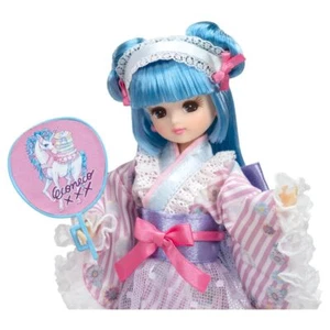 Muñeca Takara Tomy licca-chan LD-14 Eco Cat Yukata licca chan aderezo NUEVO - Imagen 1 de 5