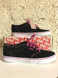 Scarpa sneaker VANS mod. ATWOOD (Suede) Black/Fuchsia n. 36 - Imagen 1 de 3