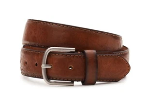 Wonder Nation Boys Brown Faux Leather Belt Size M 31.5" L NEW - Picture 1 of 3