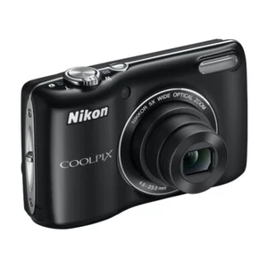 Cámara digital Nikon COOLPIX L26 16,1 MP 5x OZ 720p HD grabación de video negra - Imagen 1 de 12