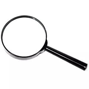 4" inch Large Handheld Magnifying Glass 3X Power REAL Glass Magnifier - Picture 1 of 2