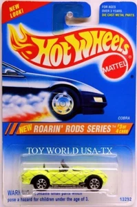 1995 Hot Wheels #305 Roarin Rods Series Cobra 7 spoke wheels - Picture 1 of 1