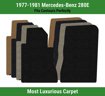 Alfombrillas de primera fila Lloyd Luxe para Mercedes-Benz 280E 1977-1981  Foto 1 de 4