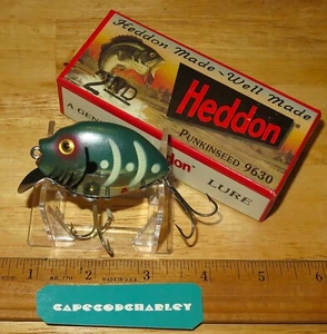 Original HEDDON PUNKINSEED Seconds Lure Collector Series 9630 GLOW WORM - Picture 1 of 5
