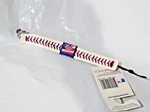Weiß Milwaukee Brewers blau rote Nähte Team Baseball Naht Armband Gamewear - Bild 1 von 2