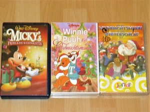 VHS Walt Disney Micky's Fröhliche Weihnachten / Winnie Puuh & der Weihnachtsmann - Bild 1 von 1
